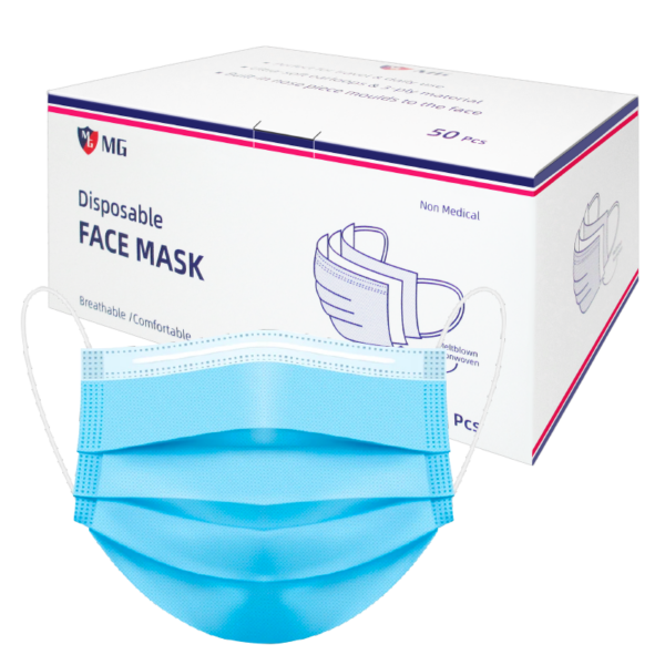 Disposable 3-layered Face Mask